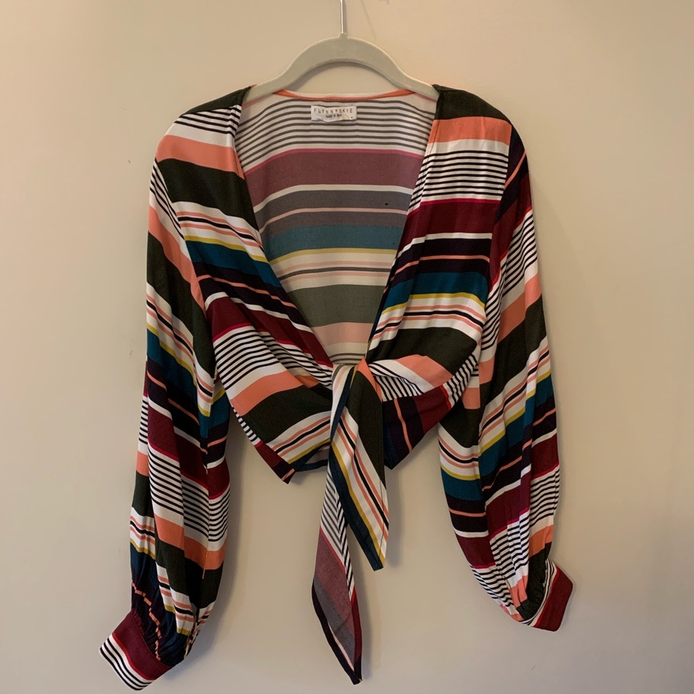 Gorgeous Flynn skye striped blouse.